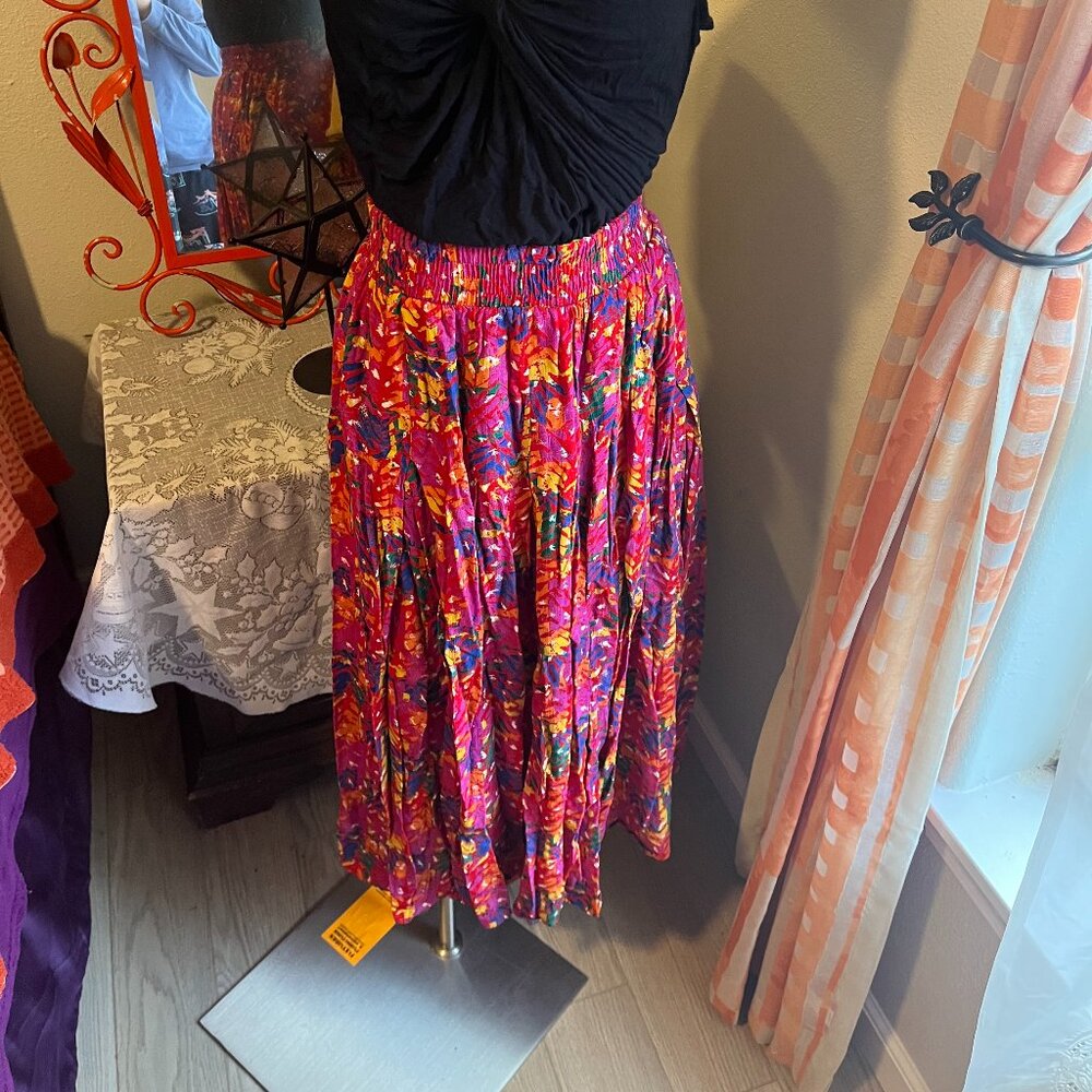 Vintage Colorful Skirt - size M